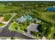 Community pool and clubhouse aerial view at 11204 Mcdermott Ct # 11204, Englewood, FL 34223