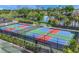Two pickleball courts with surrounding fencing at 11204 Mcdermott Ct # 11204, Englewood, FL 34223