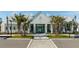 Modern community center with white exterior and landscaping at 11571 Gleaming Ter, Venice, FL 34293
