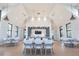 Bright and spacious community room with seating and a large TV at 11571 Gleaming Ter, Venice, FL 34293