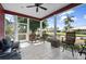 Bright and airy screened porch, perfect for relaxing at 1218 Mcgregor St, Punta Gorda, FL 33950