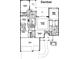 Floor plan showcasing a spacious home with 3 bedrooms and large living areas at 12353 Auburndale Ct, Venice, FL 34293