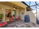 Patio with table, chairs, and grill at 13542 Abercrombie Dr, Englewood, FL 34223