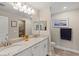 Elegant bathroom with double vanity and granite countertop at 14098 Baracoa Ln, Port Charlotte, FL 33981