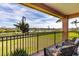 Relaxing balcony overlooking water views at 157 Tampa E Ave # 208, Venice, FL 34285
