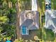 Home with a screened-in pool and a large backyard at 1684 Ruiz St, North Port, FL 34286