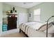 Bright bedroom with double bed and ample closet space at 1684 Ruiz St, North Port, FL 34286