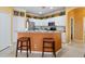 Kitchen features granite countertops and stainless steel appliances at 1684 Ruiz St, North Port, FL 34286