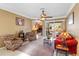 Relaxing living room with access to pool area at 1684 Ruiz St, North Port, FL 34286