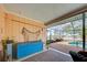 Bright, airy screened patio with water views, offering tranquil ambiance at 1723 N Gondola Ct, Venice, FL 34293