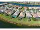 Aerial view of home with pool in IslandWalk community at 19374 Rizzuto St, Venice, FL 34293