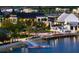 Evening view of waterfront shops and restaurants at 19374 Rizzuto St, Venice, FL 34293