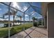 Spacious screened patio overlooking a lake at 19374 Rizzuto St, Venice, FL 34293
