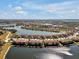 Aerial view of the community and surrounding area at 23108 Banbury Way # 202, Venice, FL 34293