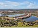 Aerial view of the waterfront community at 23108 Banbury Way # 202, Venice, FL 34293