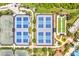 Community tennis and pickleball courts at 23108 Banbury Way # 202, Venice, FL 34293