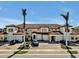 Aerial view of townhome community near water at 23108 Banbury Way # 202, Venice, FL 34293