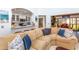 Open living room and kitchen area with comfortable seating at 237 Southampton Ln # 275, Venice, FL 34293