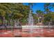 Refreshing water fountain with benches in a park-like setting at 237 Southampton Ln # 275, Venice, FL 34293