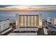 Oceanfront building with parking and sunset views at 255 The Esplanade N # 202, Venice, FL 34285