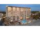 Beachfront building with pool and ocean access at 255 The Esplanade N # 202, Venice, FL 34285