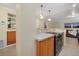 Well-equipped kitchen with breakfast bar and ocean view at 255 The Esplanade N # 202, Venice, FL 34285