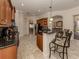 Kitchen with granite countertops and stainless steel appliances at 298 Montelluna Dr, North Venice, FL 34275
