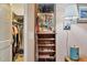 Bedroom closet with jewelry cabinet and lamp providing organized storage at 3151 Datura Rd, Venice, FL 34293