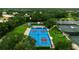 Four well-maintained community pickleball courts at 320 Langholm Dr, Venice, FL 34293