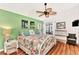 Bright bedroom with king bed and sliding doors to patio at 335 Pembroke S Ln # 229, Venice, FL 34293