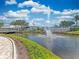 Community features a pond with fountain at 335 Pembroke S Ln # 229, Venice, FL 34293