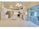Kitchen with stainless steel appliances and island at 339 Meadow Beauty Ct, Venice, FL 34293