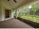Relaxing screened porch with backyard view at 339 Meadow Beauty Ct, Venice, FL 34293