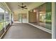 Screened porch with sliding glass doors at 339 Meadow Beauty Ct, Venice, FL 34293