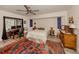 Spacious bedroom with large bed and access to patio at 4060 Barbary Ln, North Port, FL 34287