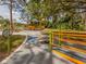 Modern playground with ramps and shade structures at 4060 Barbary Ln, North Port, FL 34287