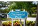 Sign for Centennial Park in Venice, Florida at 4264 Wordsworth Way, Venice, FL 34293