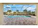 Inviting pool area with screened enclosure and patio at 4264 Wordsworth Way, Venice, FL 34293