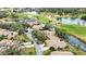 Aerial view showing home's location in community at 4619 Forest Wood Trl # 7, Sarasota, FL 34241