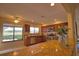 Kitchen with granite countertops, stainless steel appliances, and golf course view at 4619 Forest Wood Trl # 7, Sarasota, FL 34241