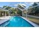 Enjoy this refreshing pool with a screened enclosure at 4695 W Price Blvd, North Port, FL 34286