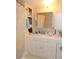 Clean bathroom with a shower/tub combo and updated vanity at 476 Boxwood Dr, Venice, FL 34285