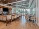 Clubhouse bar with seating and a view at 487 Summerfield Way, Venice, FL 34292