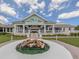 Clubhouse with a fire pit and patio area at 487 Summerfield Way, Venice, FL 34292