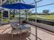 Spacious lanai overlooking the golf course at 487 Summerfield Way, Venice, FL 34292