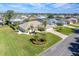 Aerial view of single Gathering home in residential neighborhood at 49 Perimeter Dr, Englewood, FL 34223
