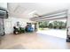 Spacious garage with ample room for vehicles and storage at 49 Perimeter Dr, Englewood, FL 34223