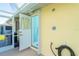 Convenient outdoor shower near the pool area at 49 Perimeter Dr, Englewood, FL 34223