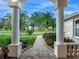 Welcoming walkway leading to the house's entrance at 5031 Bella Terra Dr, Venice, FL 34293