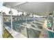 Covered shuffleboard courts with benches at 521 Roma Road, Venice, FL 34285